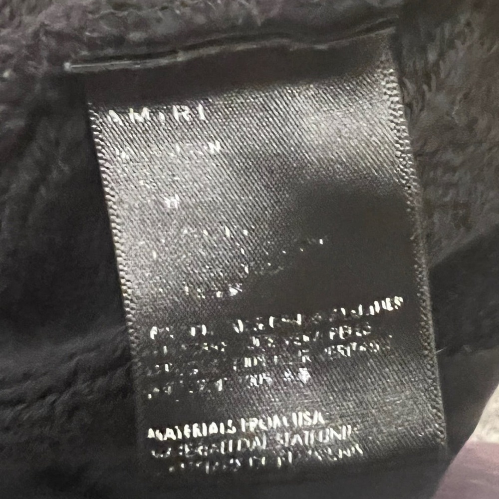 AMIRI Hoodie with leather letters - Picture 6 of 9